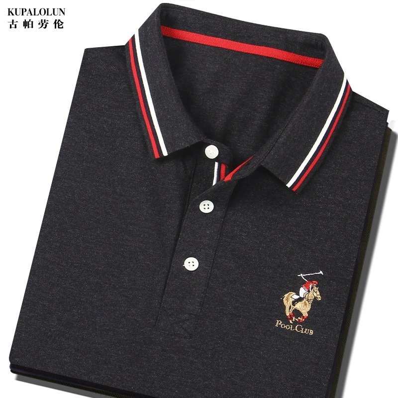 大牌T恤男保罗衫纯棉短袖有领半袖上衣服时尚休闲翻领polo衫夏季