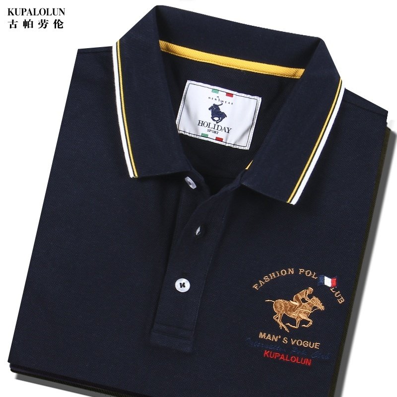 品牌保罗短袖T恤男士纯棉有领半袖体恤商务休闲上衣POLO衫男夏季