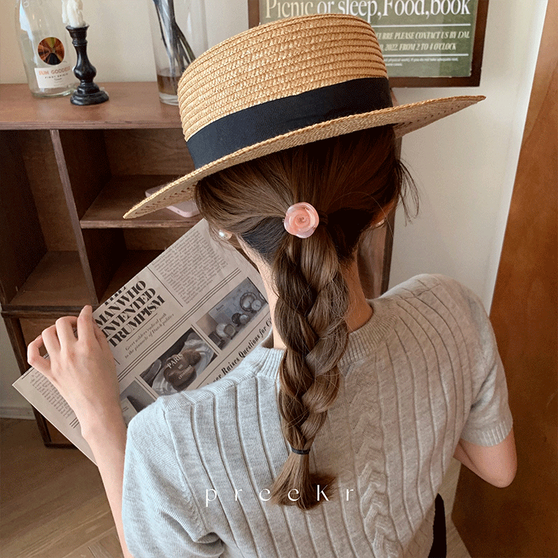 Pree发圈果冻色玫瑰发圈 法式马尾皮筋发绳气质头绳韩国发饰女,饰品/流行首饰/时尚饰品新,发饰,淘宝优惠券,粉丝福利购,淘宝优惠卷