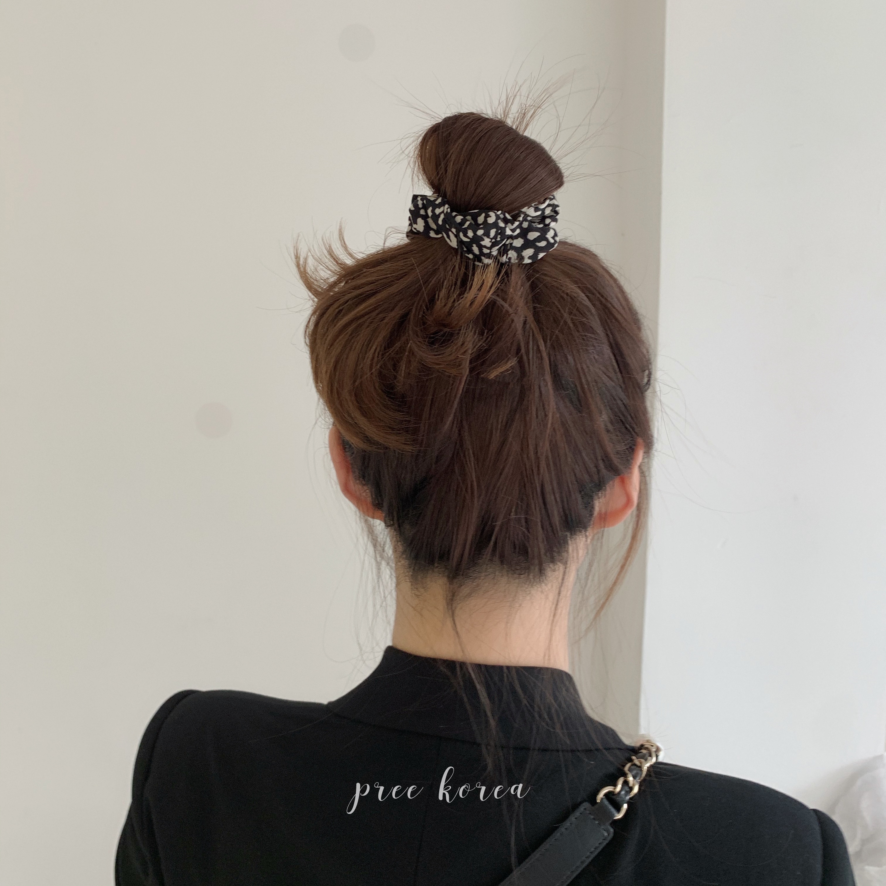 大肠圈发圈发饰布艺印花发绳简约