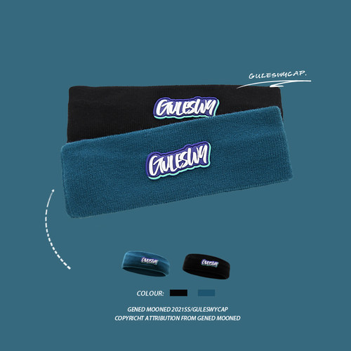 guleswy潮绑街头保暖毛线发带