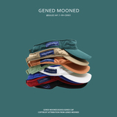 GULESWY帽子男女户外运动韩版 休闲遮阳防晒帽空顶帽跑步无顶帽潮