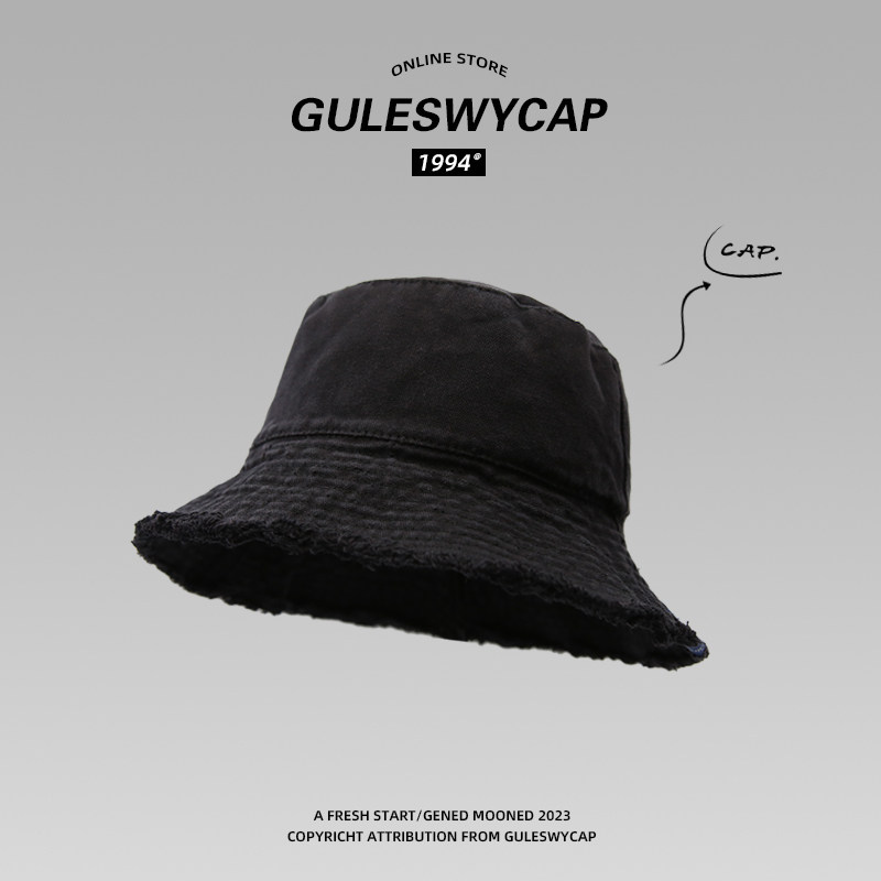 日系小众洗水做旧渔夫帽男女潮牌韩版百搭宽檐帽子显脸小遮阳盆帽,服饰配件/皮带/帽子/围巾,帽子,淘宝优惠券,粉丝福利购,淘宝优惠卷