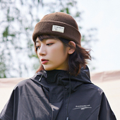 GULESWY秋冬季 毛线帽男女户外露营保暖针织帽韩版 帽子ins潮牌冷帽