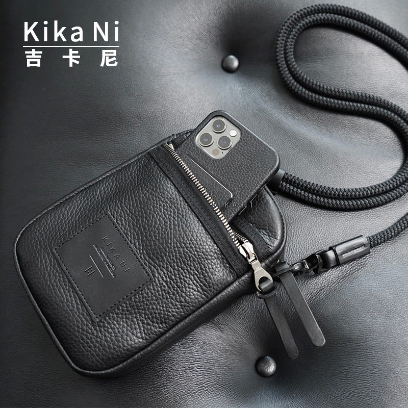 吉卡尼真皮简约单肩包通勤斜挎包图片