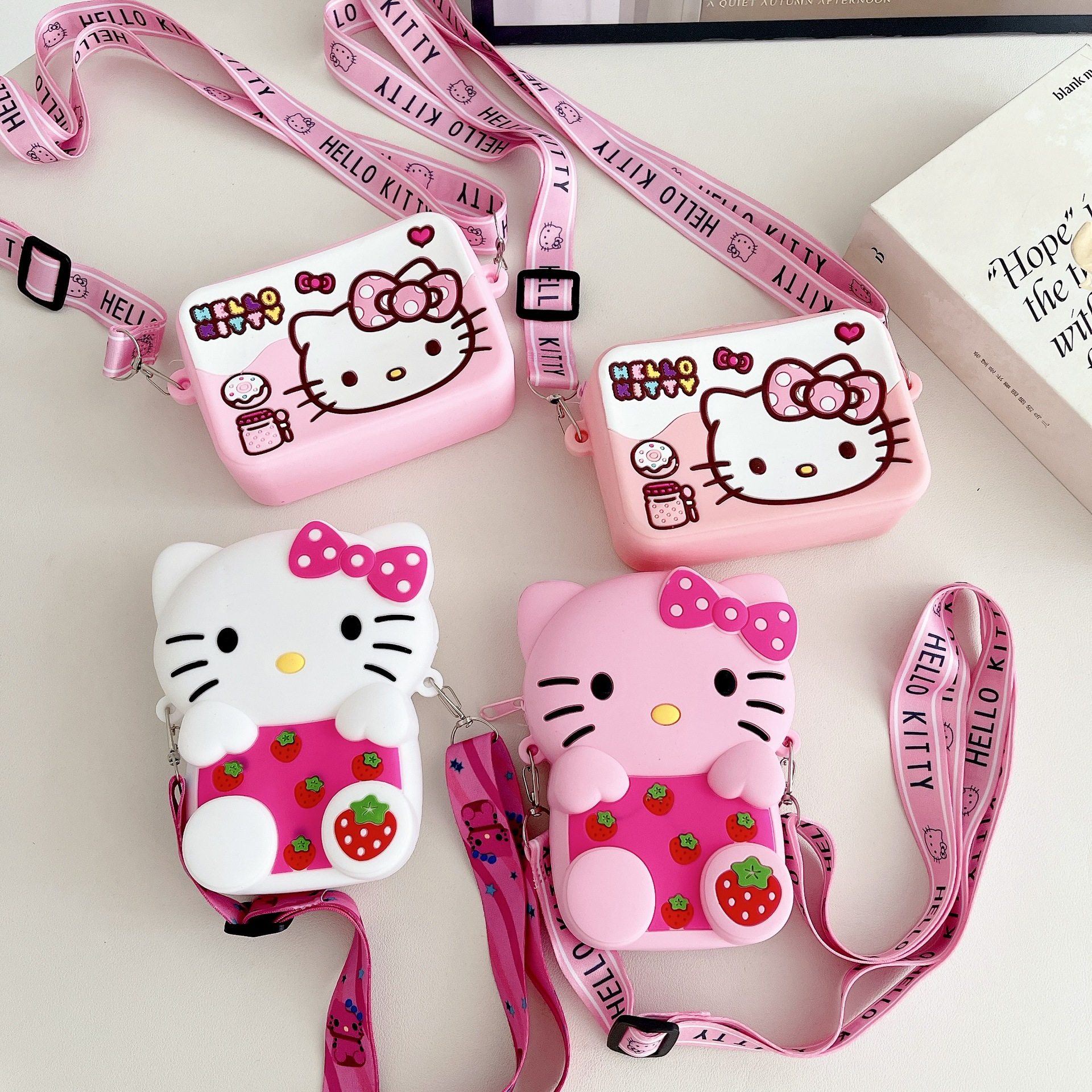 跨境过年红包礼物儿童斜挎包卡通猫咪硅胶零钱包女孩可爱防水迷你,玩具/童车/益智/积木/模型,斜挎包/拎包/腰包,淘宝优惠券,粉丝福利购,淘宝优惠卷