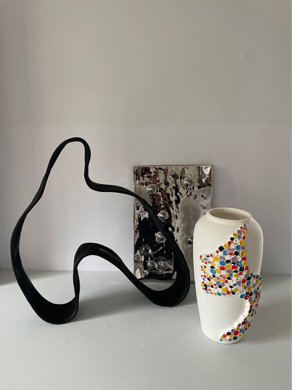 简约装饰家居自制制作桌面素胚创意手工陶瓷花瓶现代创意时尚