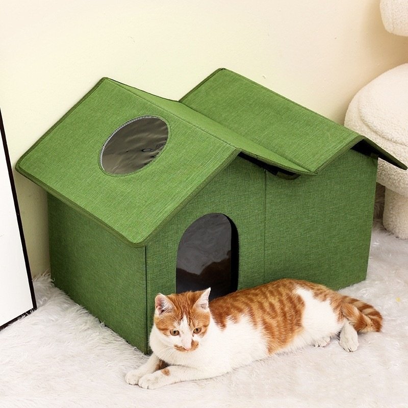 牛津布宠物窝四季通用猫狗用品户外便携水洗猫窝猫别墅,宠物/宠物食品及用品,猫笼子/猫别墅,淘宝优惠券,粉丝福利购,淘宝优惠卷