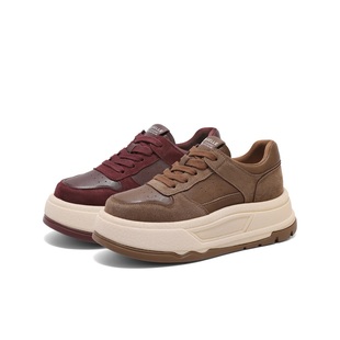 百丽Belle女鞋子厚底板鞋女2025春季运动鞋休闲鞋徒步鞋B2403AM5