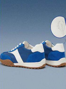 专柜拔佳2026春季新款女鞋复古德训鞋厚底运动休闲鞋AZX28AM6