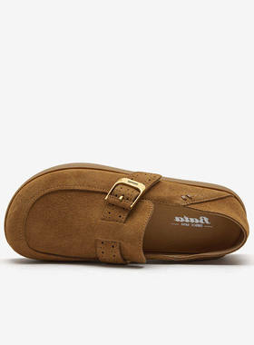 Bata勃肯鞋女2026春季商场新款日常百搭厚底牛剖皮休闲鞋57832AM6