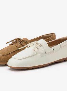 专柜正品拔佳2026春季新款女鞋时尚通勤舒适一脚蹬乐福鞋AZM05AA6