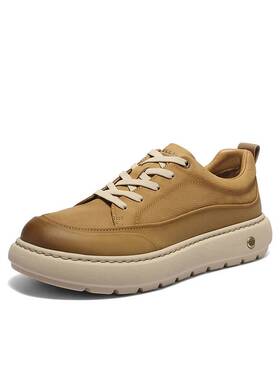 百丽复古潮搭工装鞋男2026新款春季商场同款厚底休闲板鞋8YH01AM6