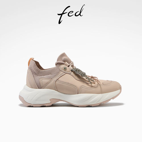 fed时尚厚底增高老爹鞋夏季新款女鞋户外运动鞋女款GCX277