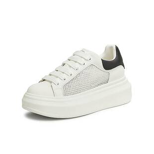 TATA 运动休闲厚底女板鞋 新款 WU505BM5 他她2025夏商场同款