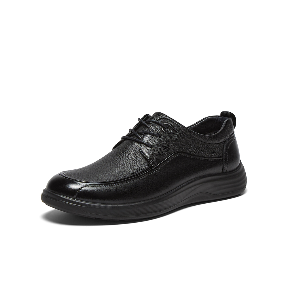 百思图2025秋季商场新款牛皮商务正装皮鞋新郎婚鞋男鞋15621CM5