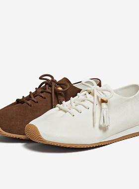 TATA/他她2025秋厚底阿甘鞋女透气休闲运动鞋新款CJV01CM5