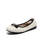 女2024秋季 新品 商场同款 森达平跟鞋 蝴蝶结晚晚浅口单鞋 XBJ01CQ4