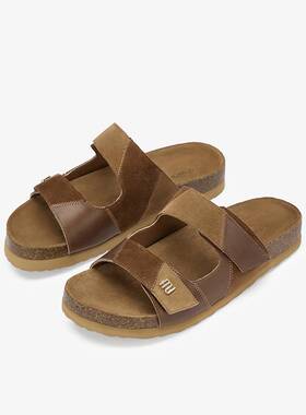 73hours女鞋一日漫步2025春款复古勃肯鞋半拖软底女拖鞋AAH48BT5