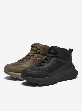 百思图2025冬季商场新款时尚跑步登山鞋高帮男休闲运动鞋23656DD5