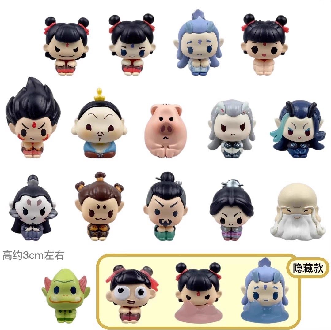 哪吒之魔童闹海排排坐系列迷你公仔 敖丙敖光太乙敖闰申公豹萌粒图片