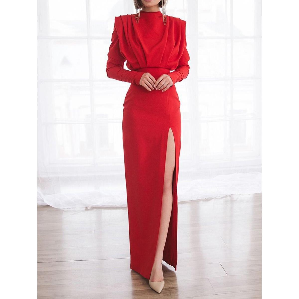 high solid collar drsss evening dress dresses summer spring