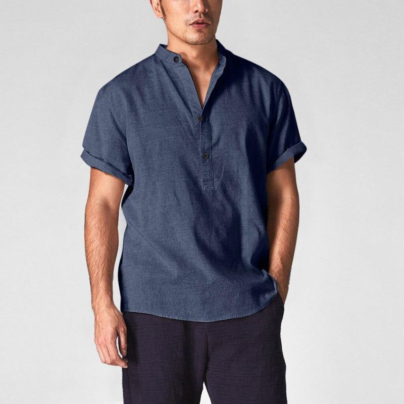 men for shirts inch linen shirts all-match linen and cotton