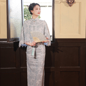 司藤同款 少女带披肩套装 斗篷年轻款 改良淑女旗袍民国千金2026新款