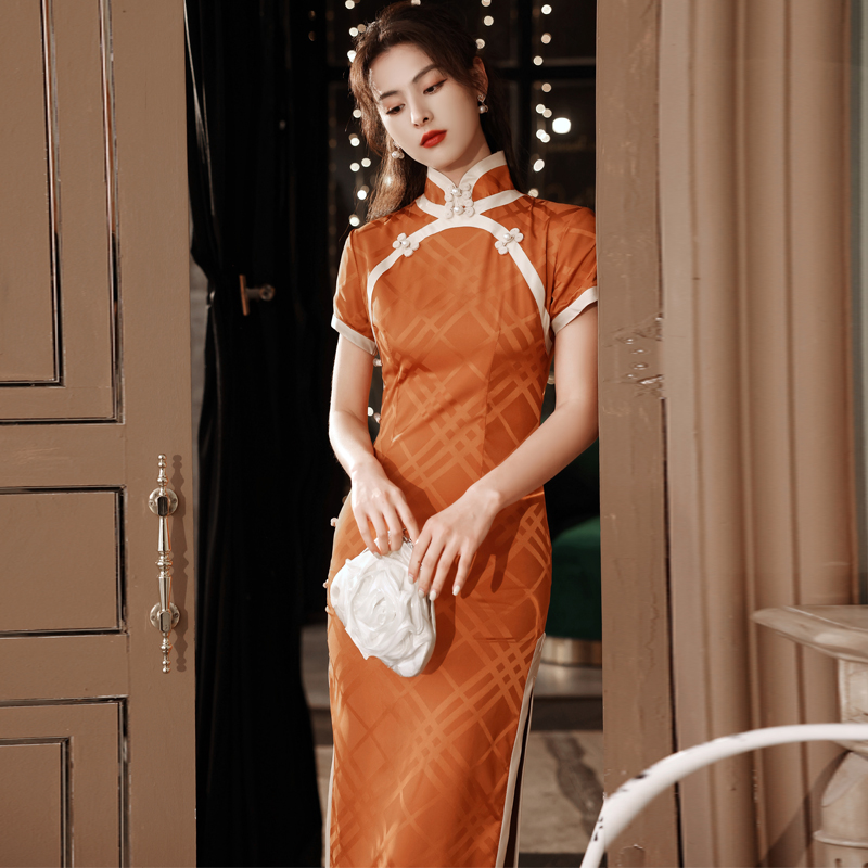 老上海新款复古风性感日常旗袍