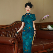 气质高级感修身 新中式 老上海旗袍复古民国风2025新款 显瘦日常可穿