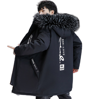 青少年学生潮流加绒棉衣外套冬装