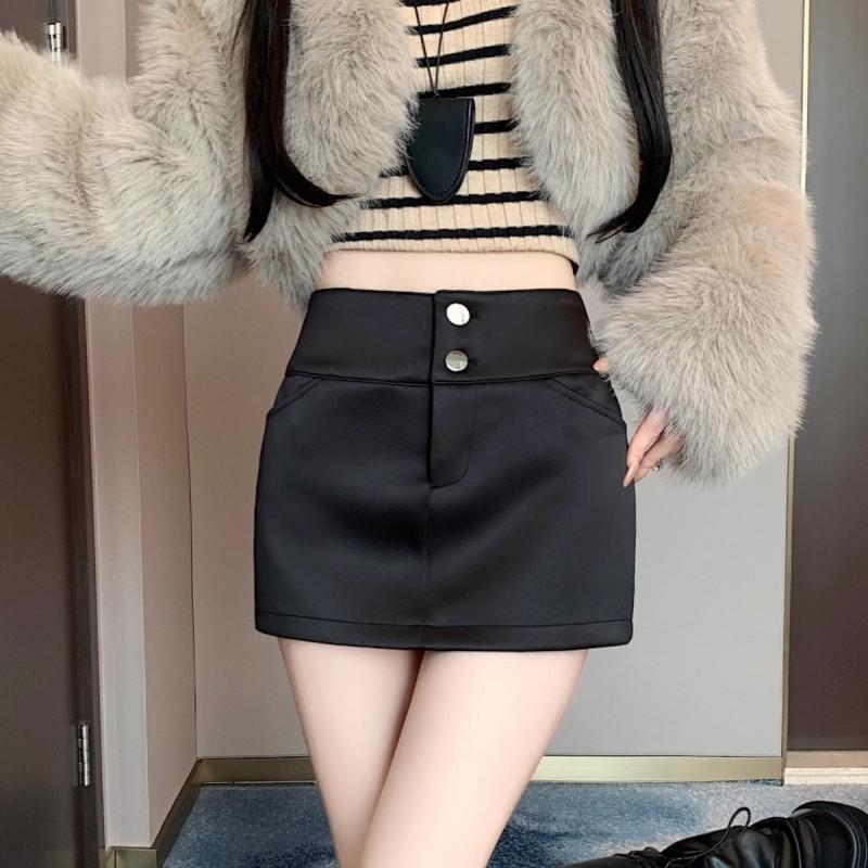 韩版高腰半身裙女秋冬2025新款