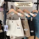 显瘦小个子气质百搭a字加绒靴裤 修身 女秋冬2025新款 高腰包臀短裤