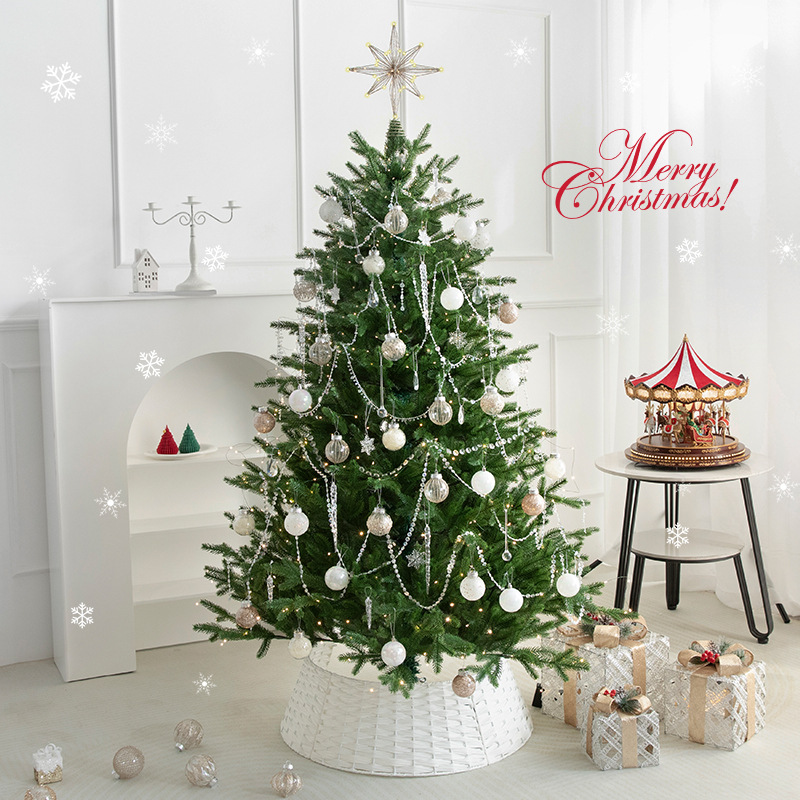 New Large PE Christmas Tree with Lights圣诞树新款带灯diy摆件