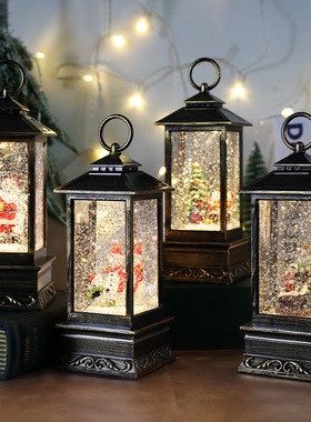 Christmas decoration snowflake crystal ball wind lamp圣诞灯