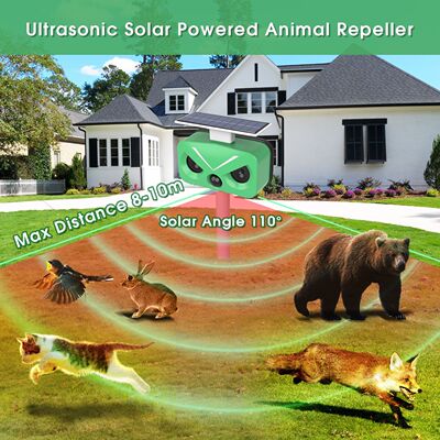 New ultrasonic mouse repellent and solar bird repellen驱鸟器