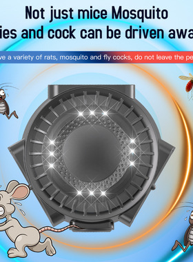 New 4-in-1 Ultrasonic Mosquito Repellent and Rodent Repellen