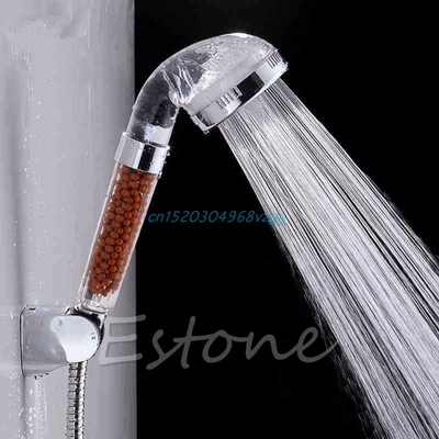 Shower Head Filter Water Ionizer Removes Chlorine 1pc 4in1