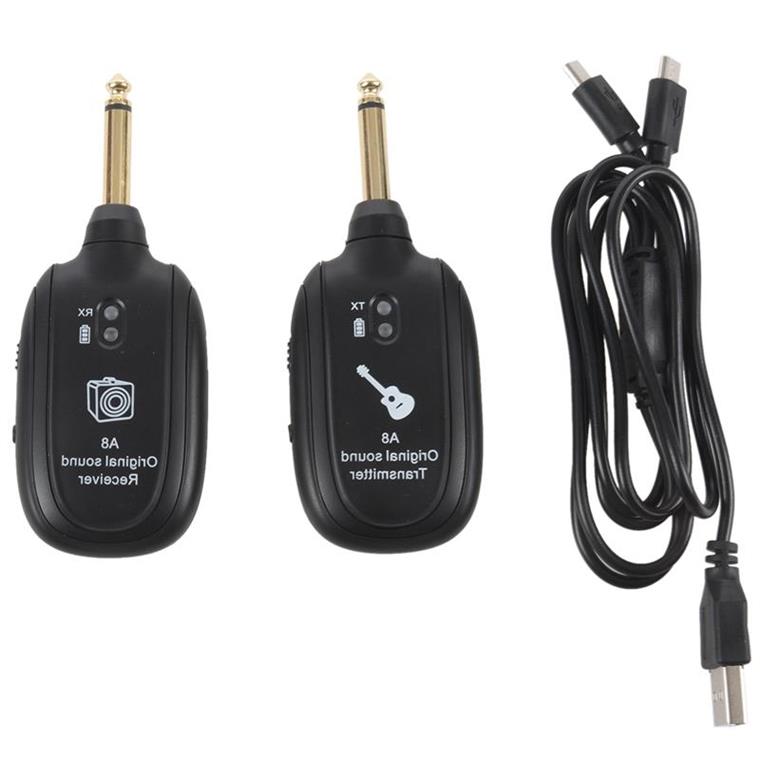 HF Guitar Wireless System Transmitter Receiver Built-in