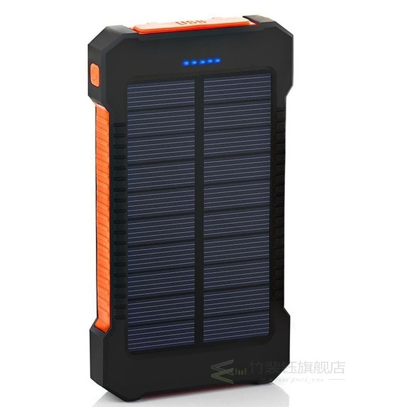 Solar Power Bank Waterproof 50000mAh Solar Charger USB Ports