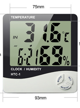 New Indoor Temperature Humidity Meter Room LCD Electronic