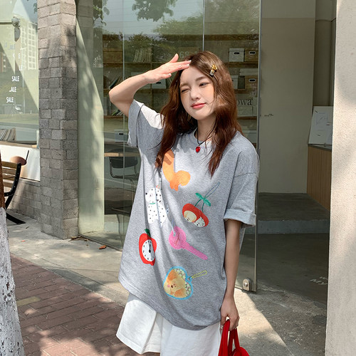 Sanjati短袖潮青少年斑点狗