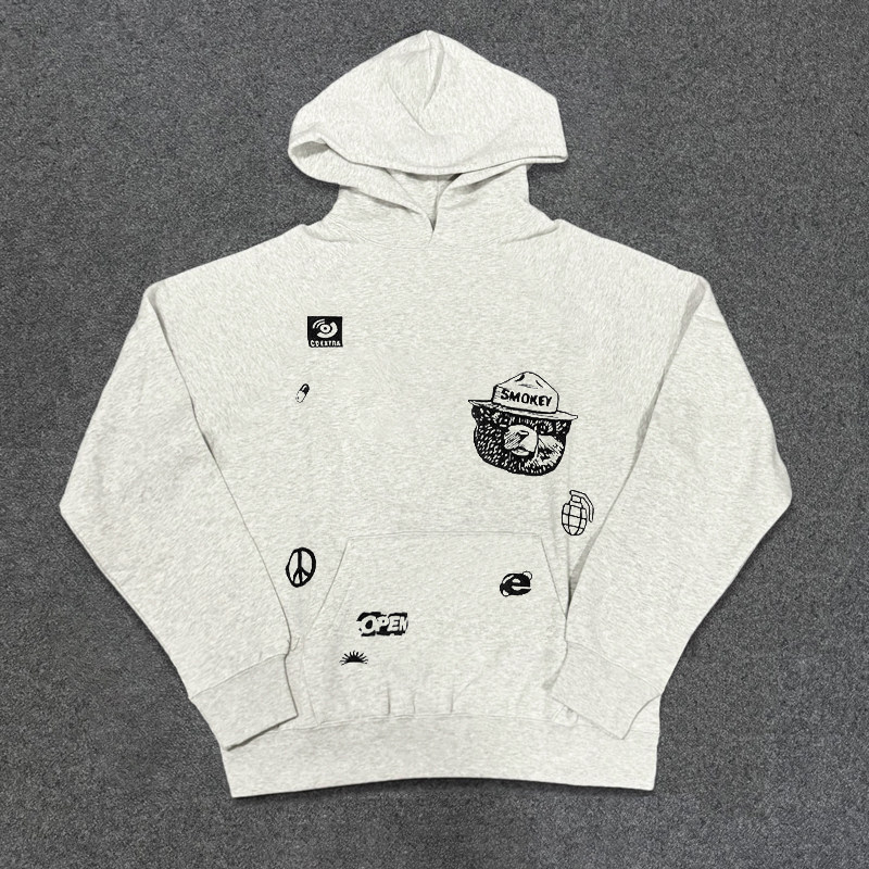 BOMBA STUDIO 헤비 상품 아메리칸 트렌드 뉴 텍스쳐 디자인 인 스타일 틈새 후드 스웨트셔츠