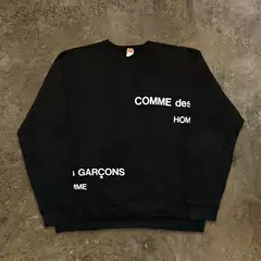 Bomba Studio English Letter Design Printed Trendy Brand Loose Pullover Crew Neck Sweatshirt ins Unisex