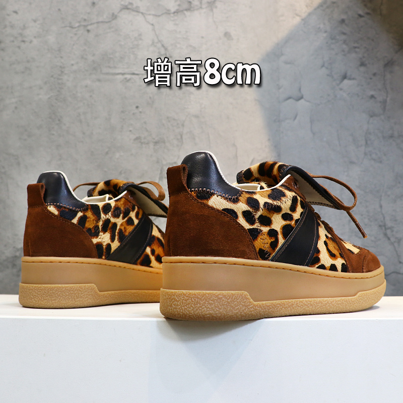 8公分美拉德内增高女鞋厚底圆头