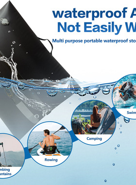 新款44升加厚真空气密压缩袋超大容量跨境热销工厂直销橙色拉链