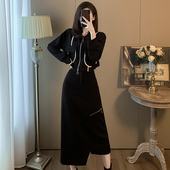 高级感时尚 新款 显瘦卫衣半身裙两件套 女秋季 洋气减龄炸街网红套装