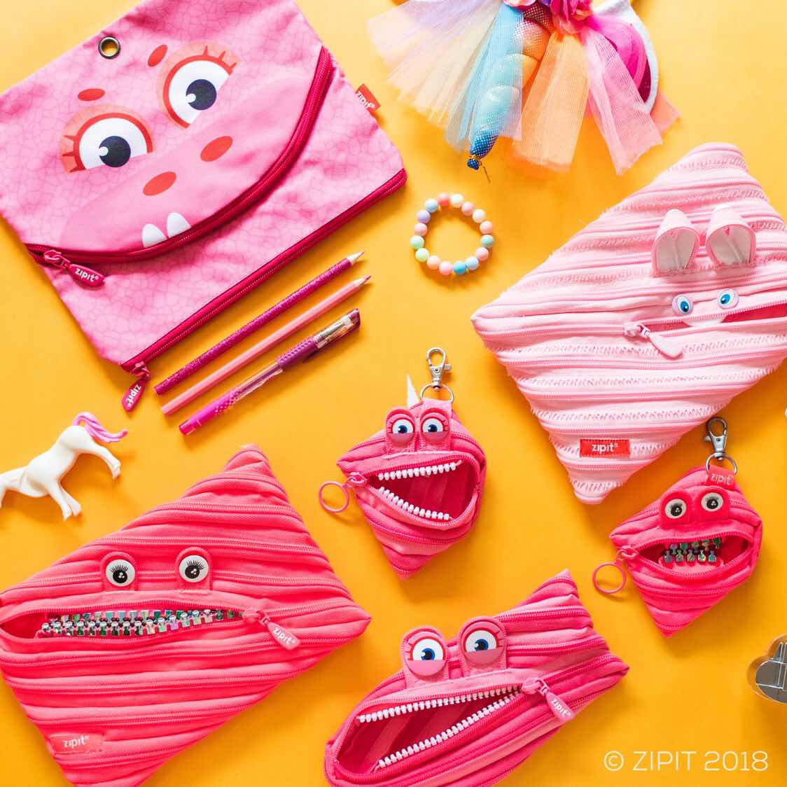 正品zipit一根拉链口红礼物笔袋