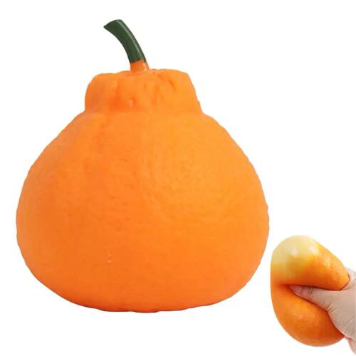 Cute Soft Feel Crunchy Squeeze Orange Design Simulation Oran