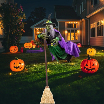 Halloween Decorations Outdoor Animated Witch Halloween Horro